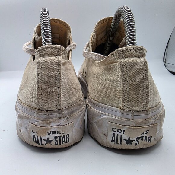 Converse Chuck Taylor Runway Cable Womens Size 8 White Platform Lift Ox Shoes - Picture 5 of 13